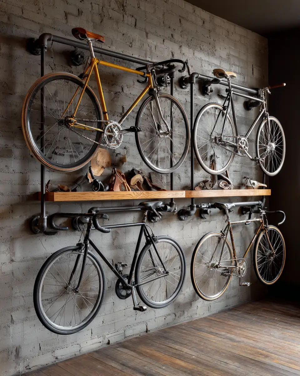 Elegant Industrial Garage Decor Ideas