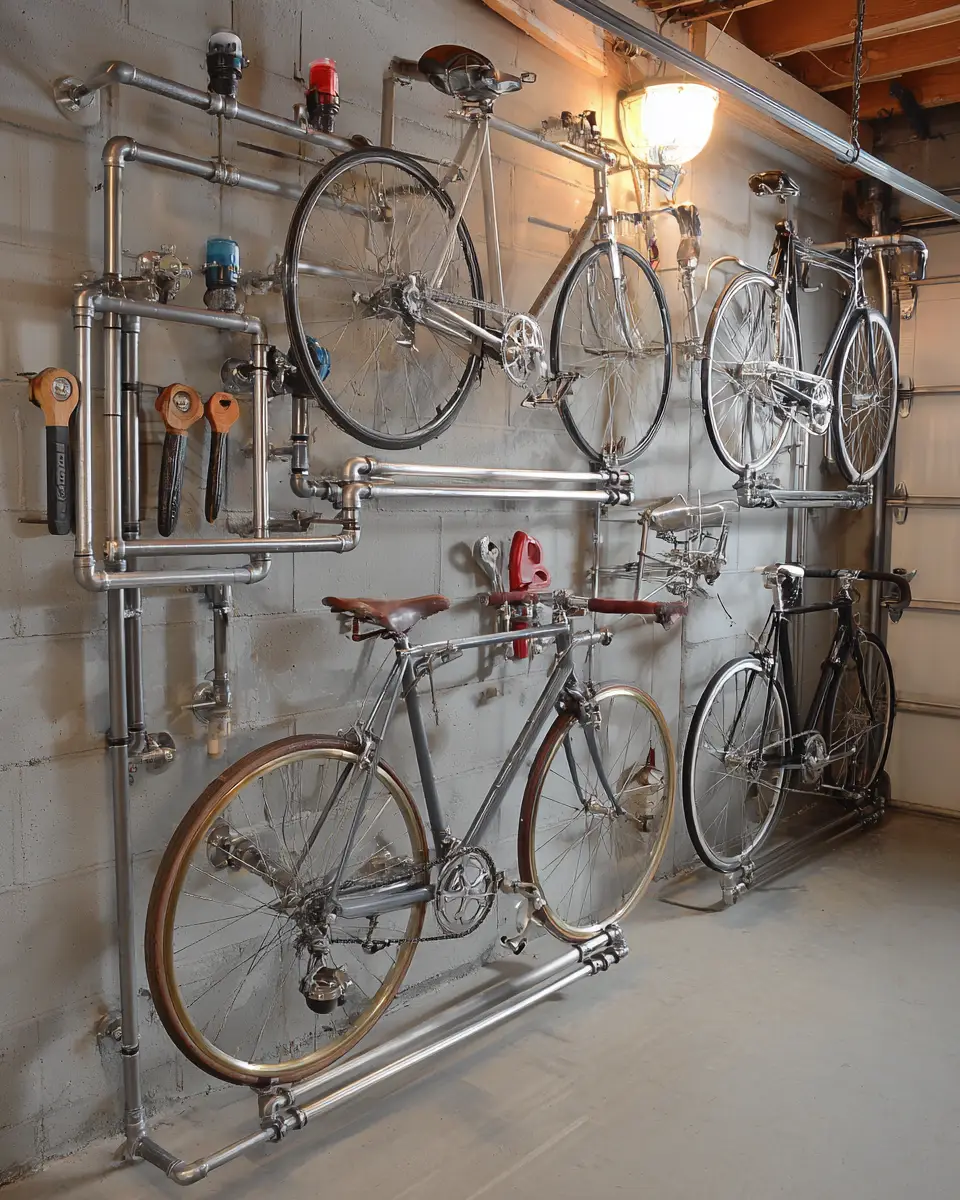 Elegant Industrial Garage Decor Ideas