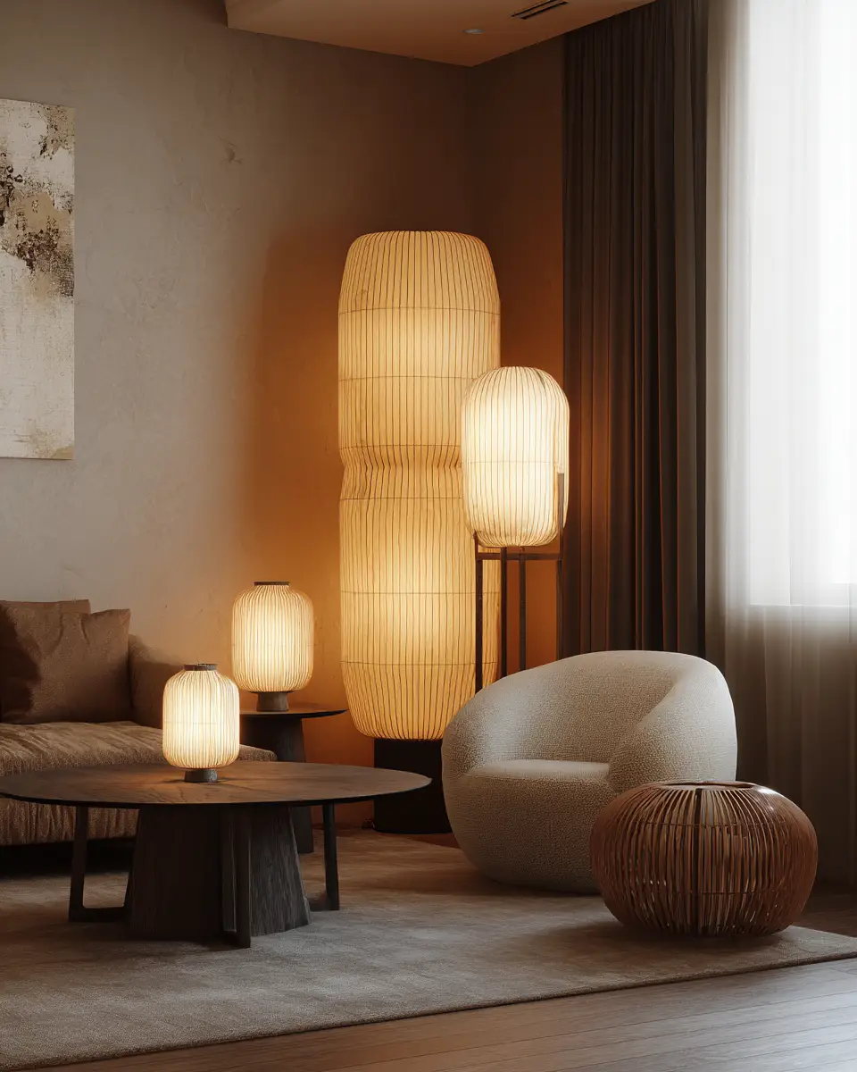 Elegant Japandi Living Room Decor Ideas