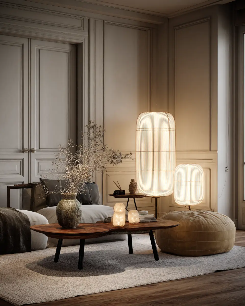 Elegant Japandi Living Room Decor Ideas