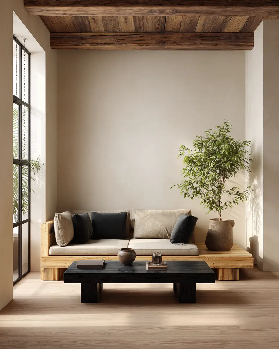 Elegant Japandi Living Room Decor Ideas