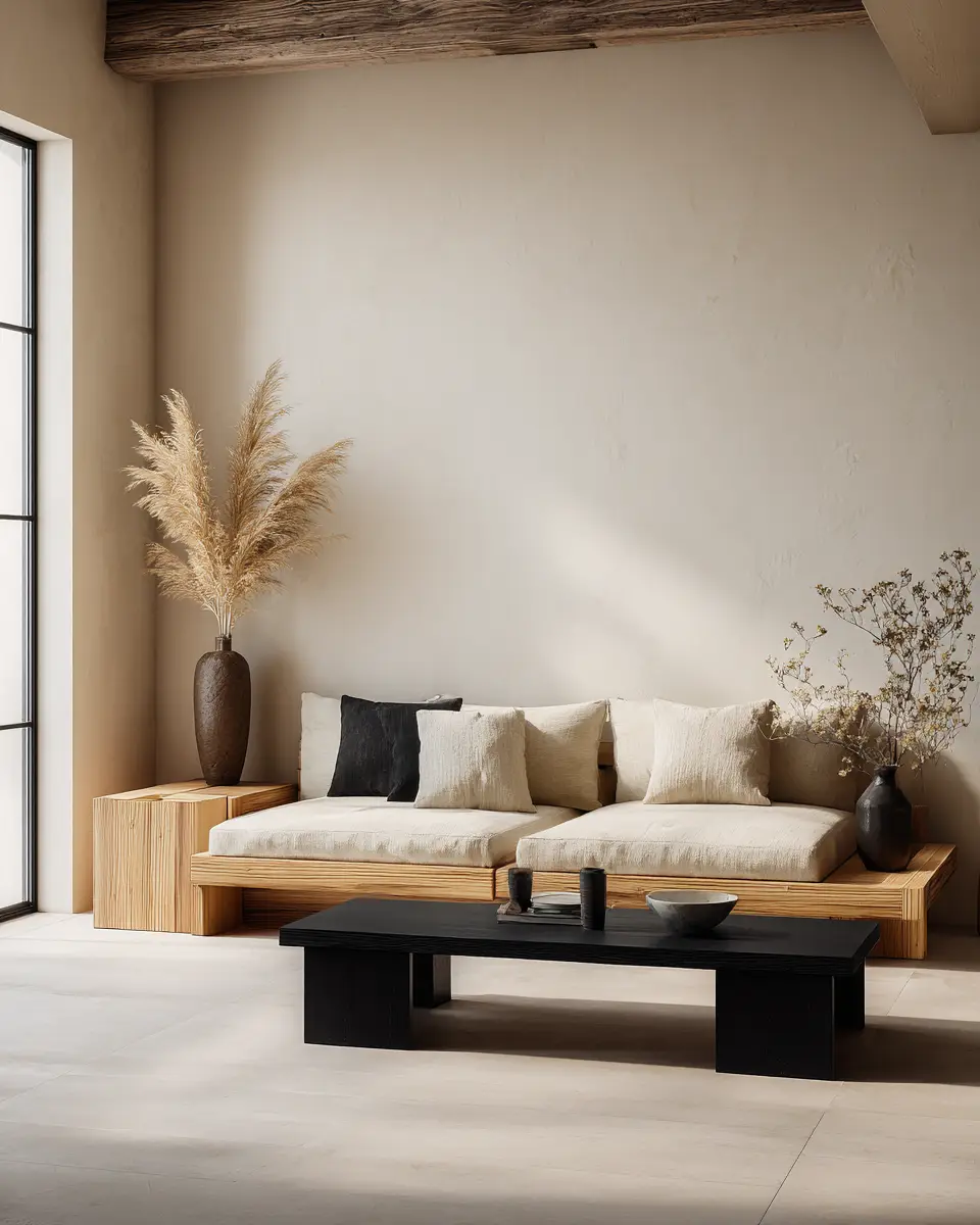 Elegant Japandi Living Room Decor Ideas