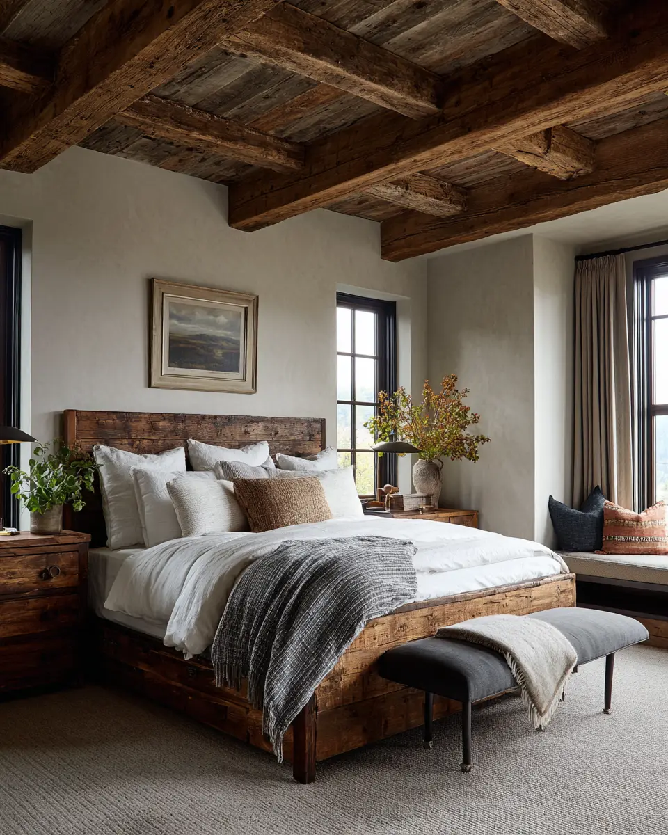 Elegant Rustic Bedroom Decor Ideas
