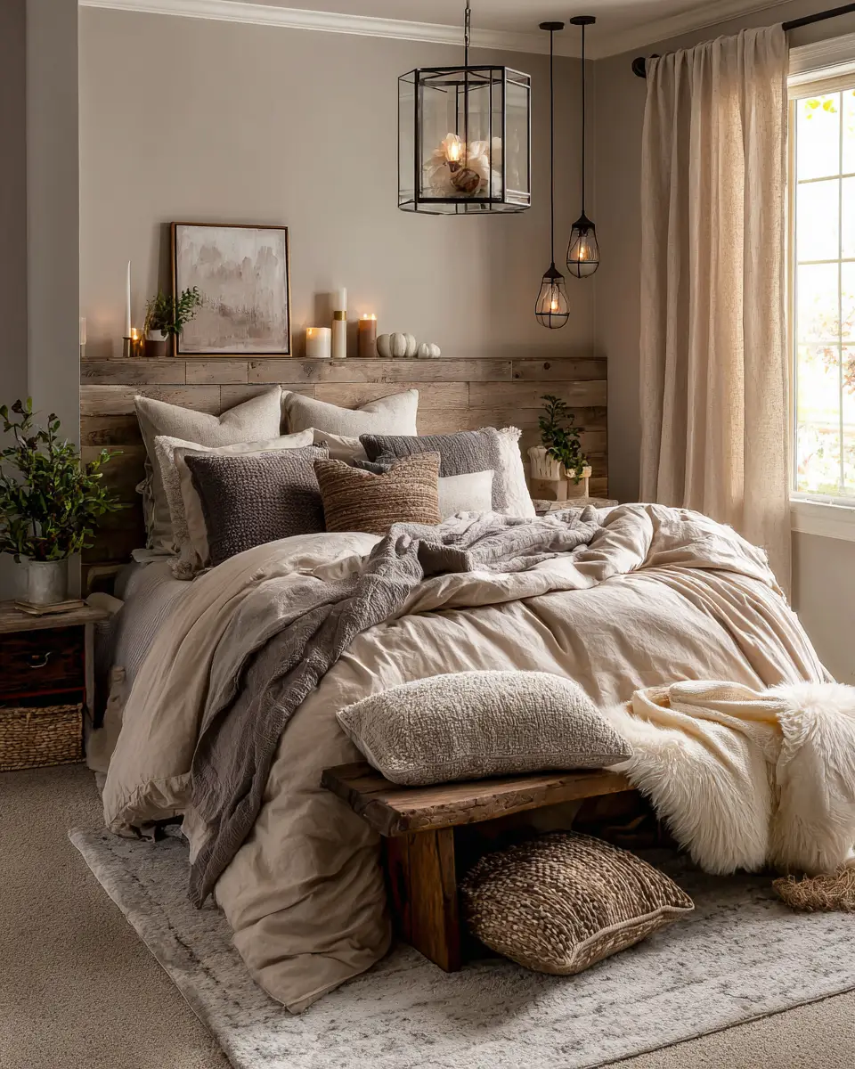 Elegant Rustic Bedroom Decor Ideas