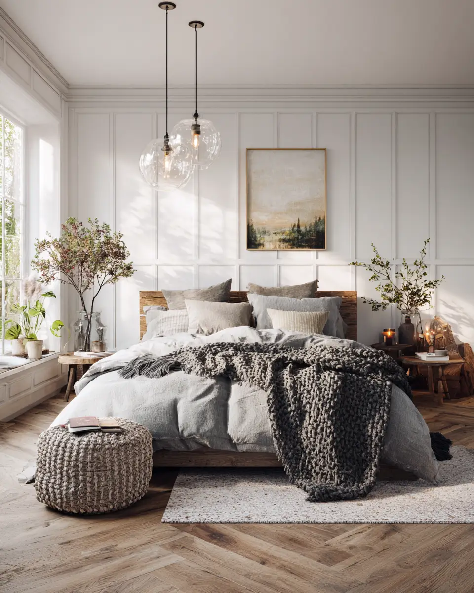 Elegant Scandinavian Bedroom Decor Ideas
