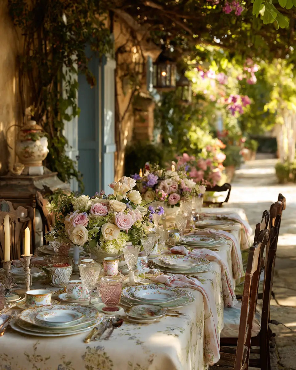 Elegant Shabby Chic Patio Decor Ideas