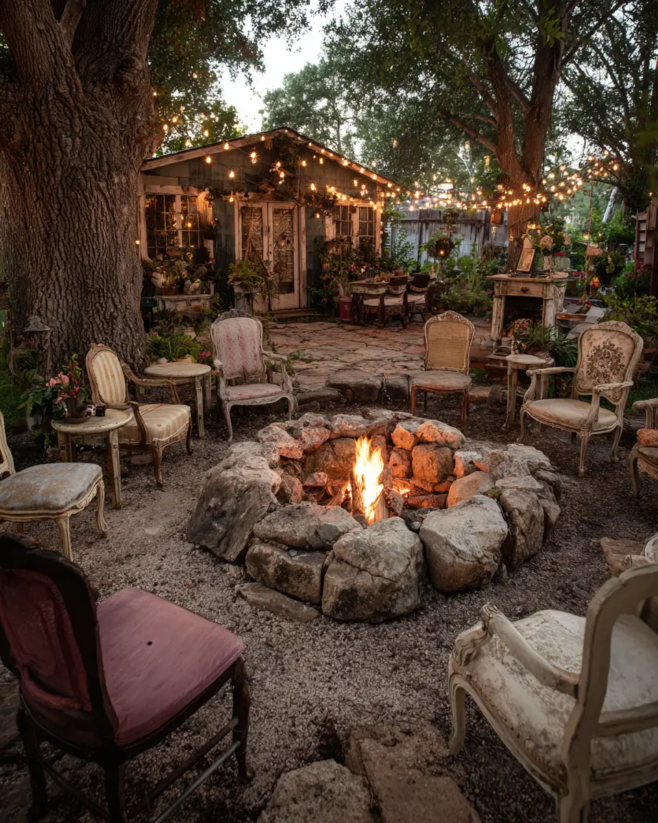 Elegant Shabby Chic Patio Decor Ideas