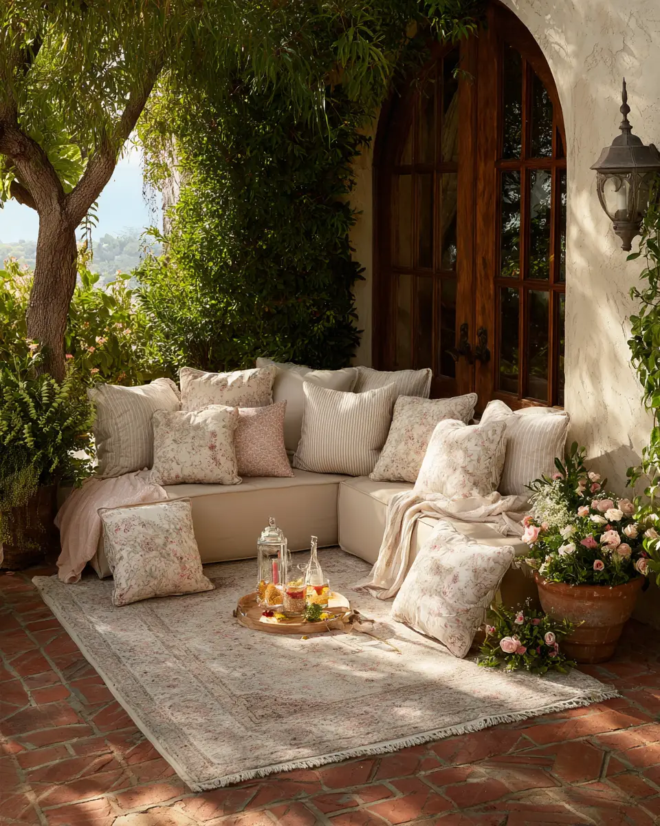 Elegant Shabby Chic Patio Decor Ideas