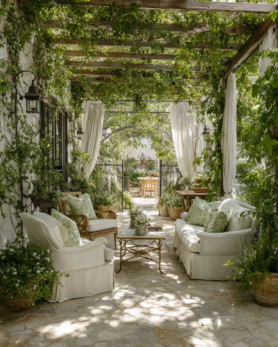 Elegant Shabby Chic Patio Decor Ideas