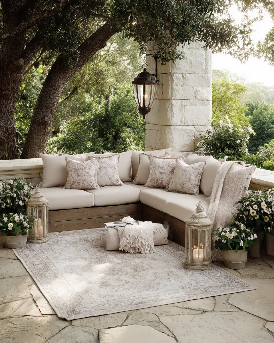 Elegant Shabby Chic Patio Decor Ideas