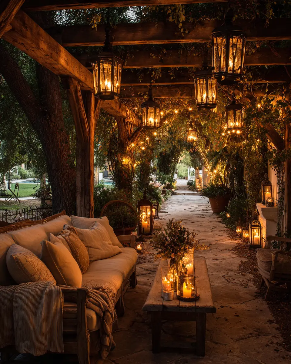 Elegant Shabby Chic Patio Decor Ideas