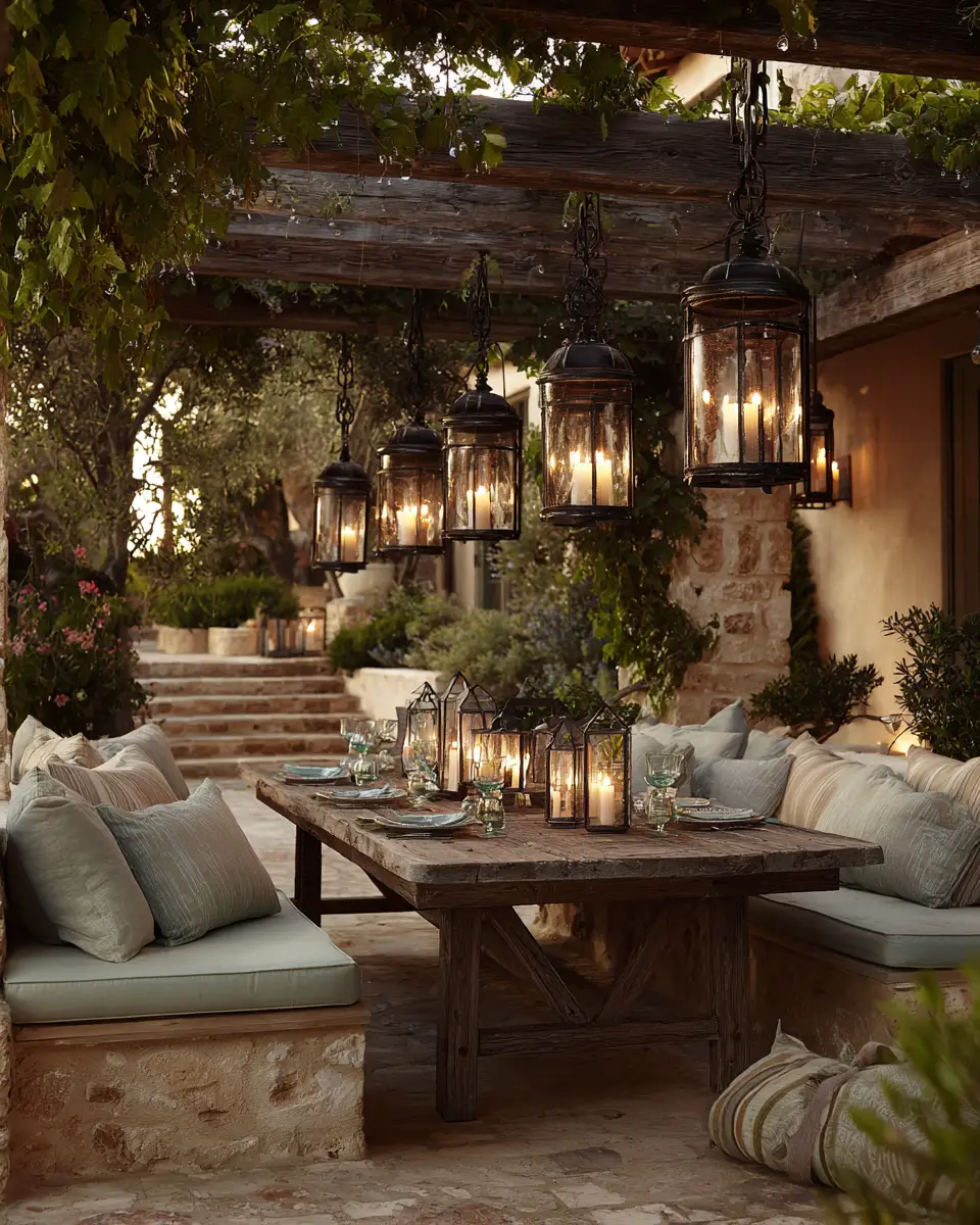 Elegant Shabby Chic Patio Decor Ideas