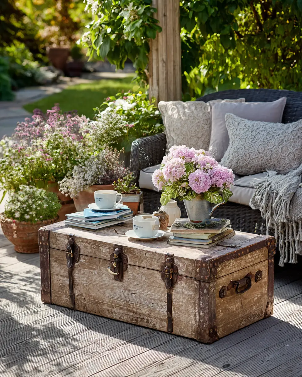 Elegant Shabby Chic Patio Decor Ideas