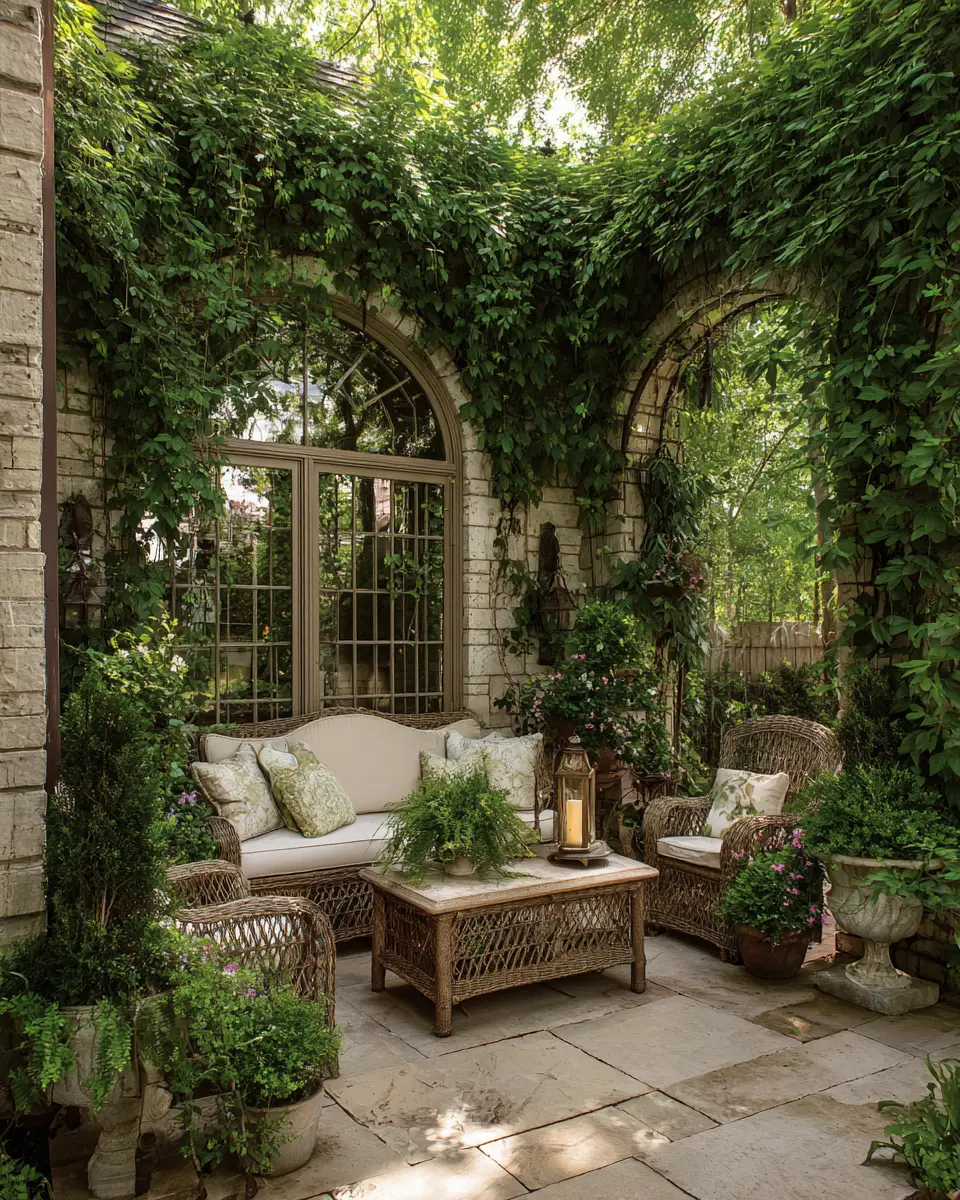Elegant Shabby Chic Patio Decor Ideas