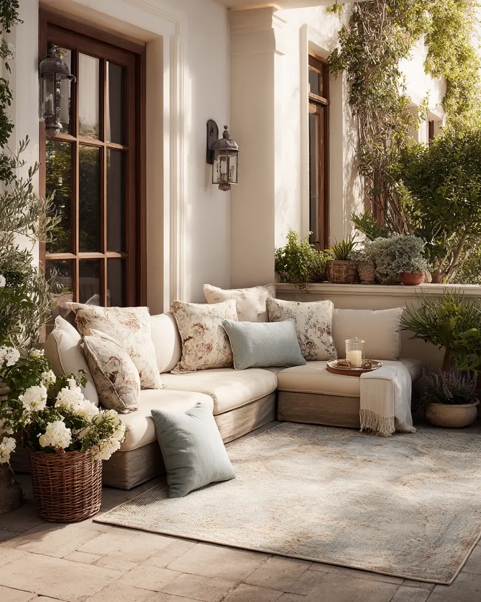 Elegant Shabby Chic Patio Decor Ideas