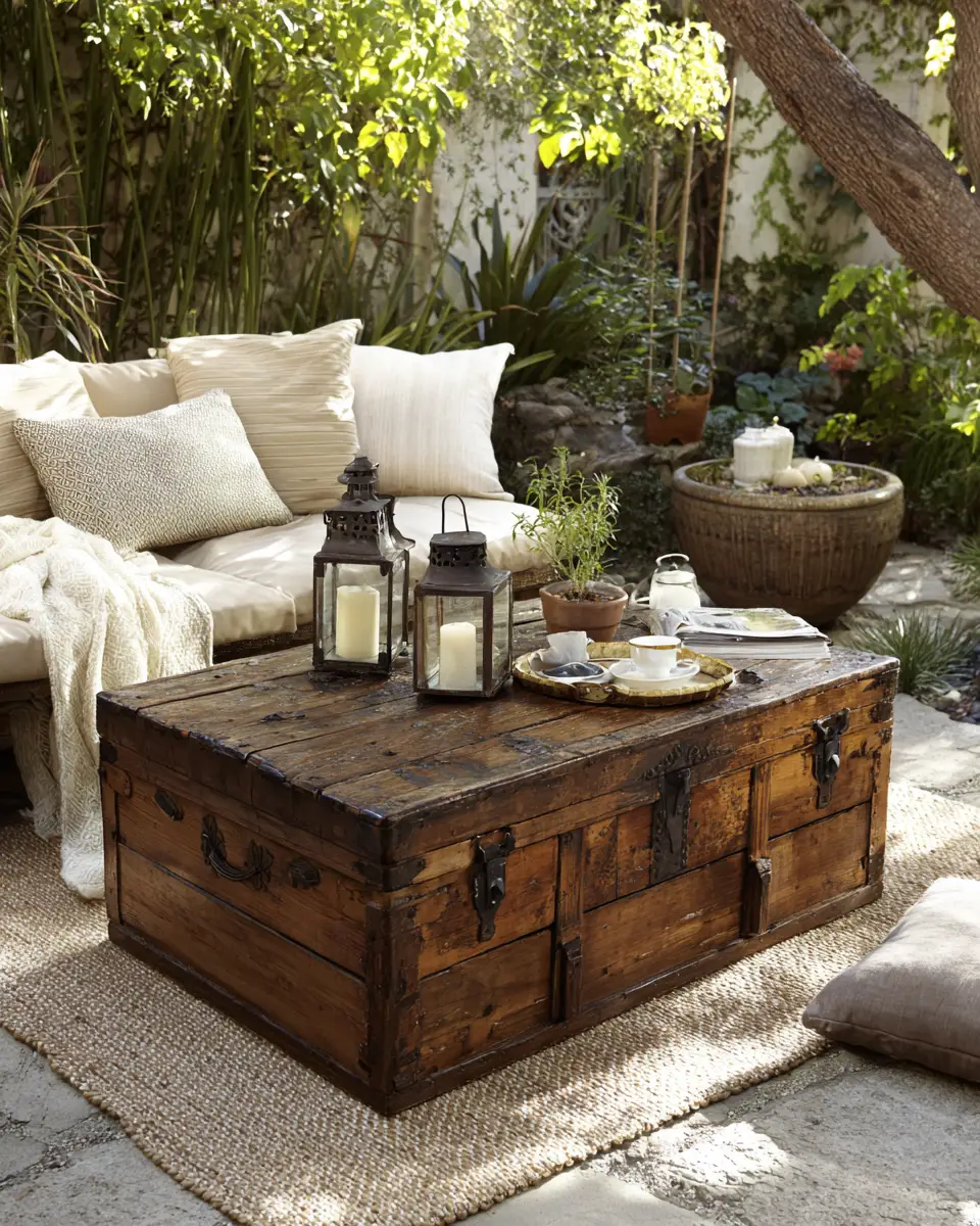 Elegant Shabby Chic Patio Decor Ideas