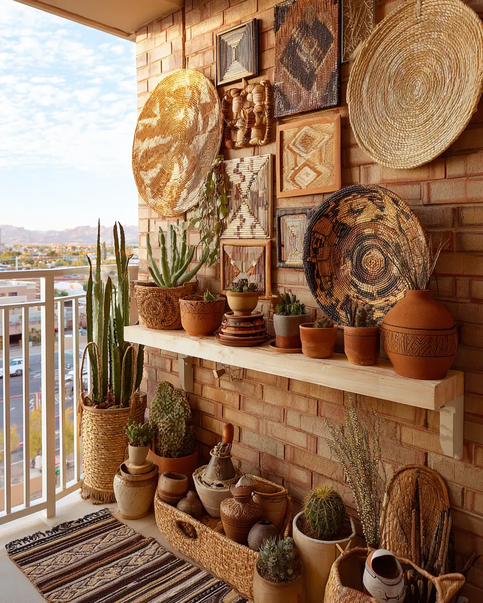 Elegant Southwestern Balcony Decor Ideas