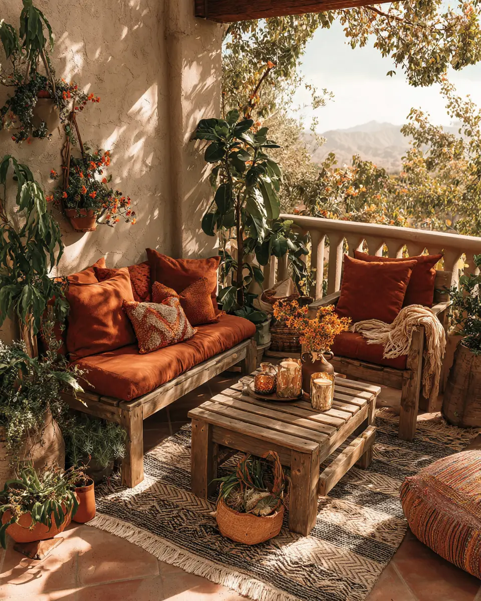 Elegant Southwestern Balcony Decor Ideas