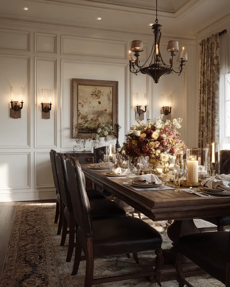 Elegant Traditional Dining Room Decor Ideas