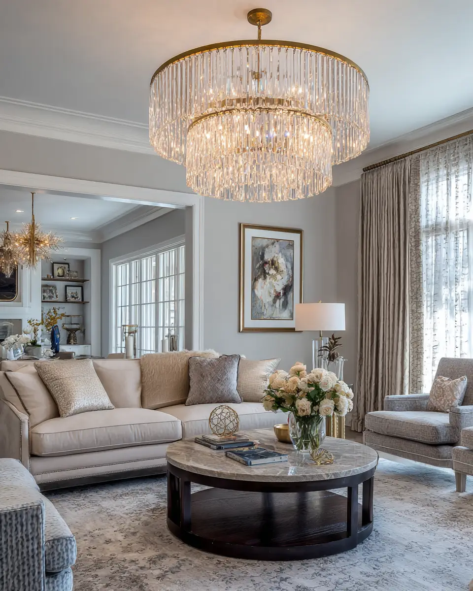 Elegant Transitional Living Room Decor Ideas