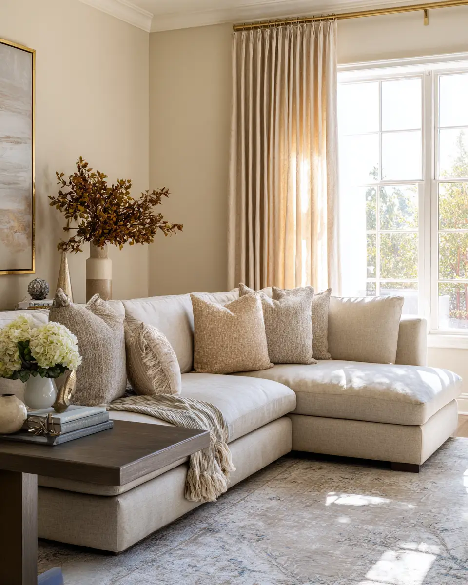 Elegant Transitional Living Room Decor Ideas