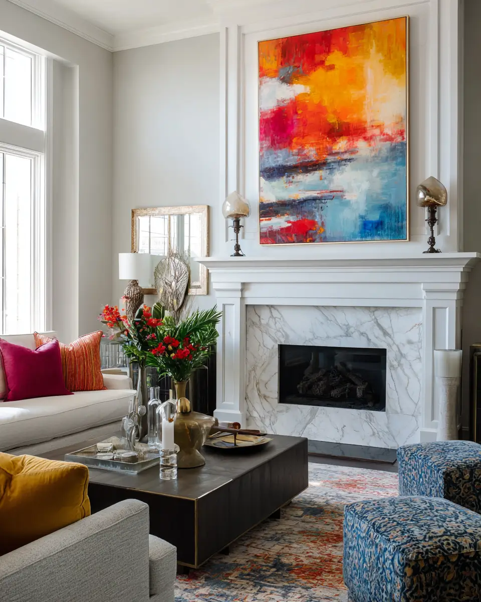 Elegant Transitional Living Room Decor Ideas