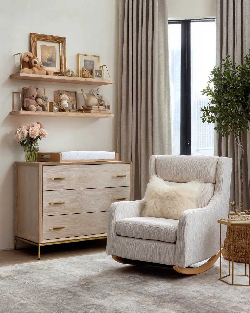 Elegant Transitional Nursery Decor Ideas