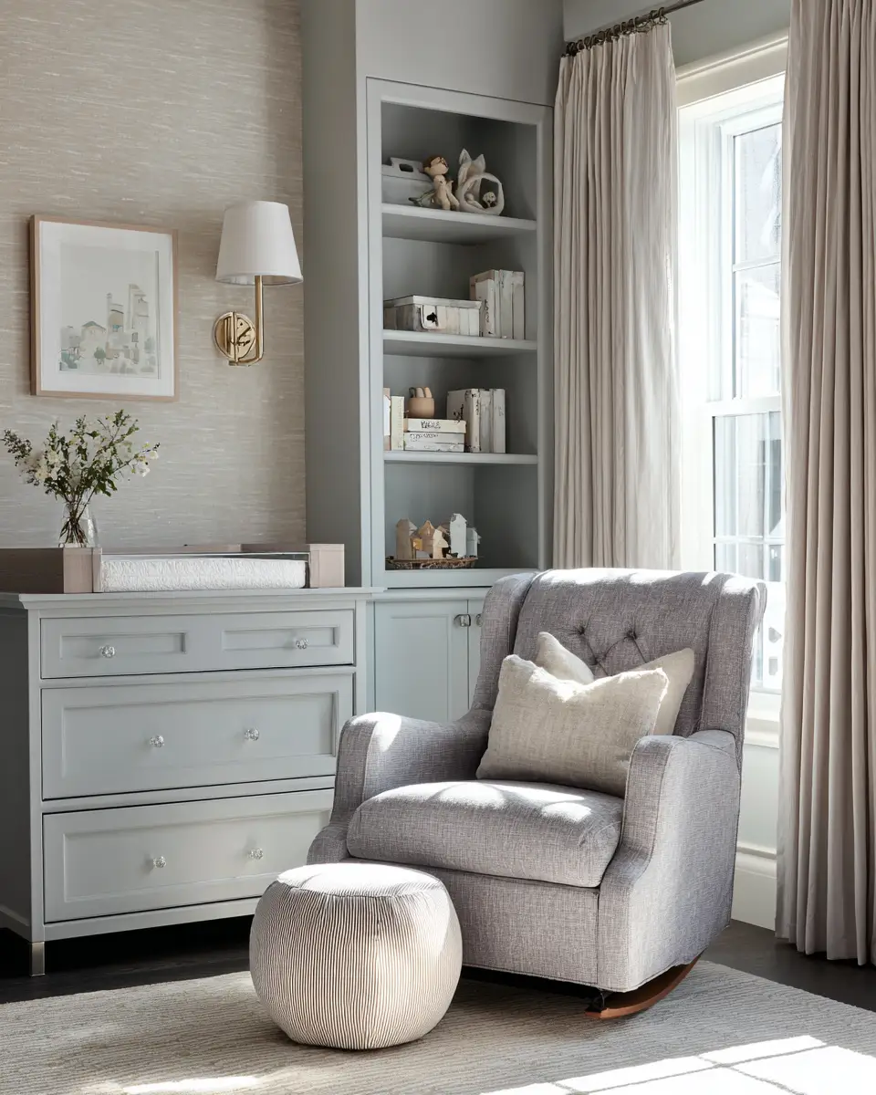 Elegant Transitional Nursery Decor Ideas