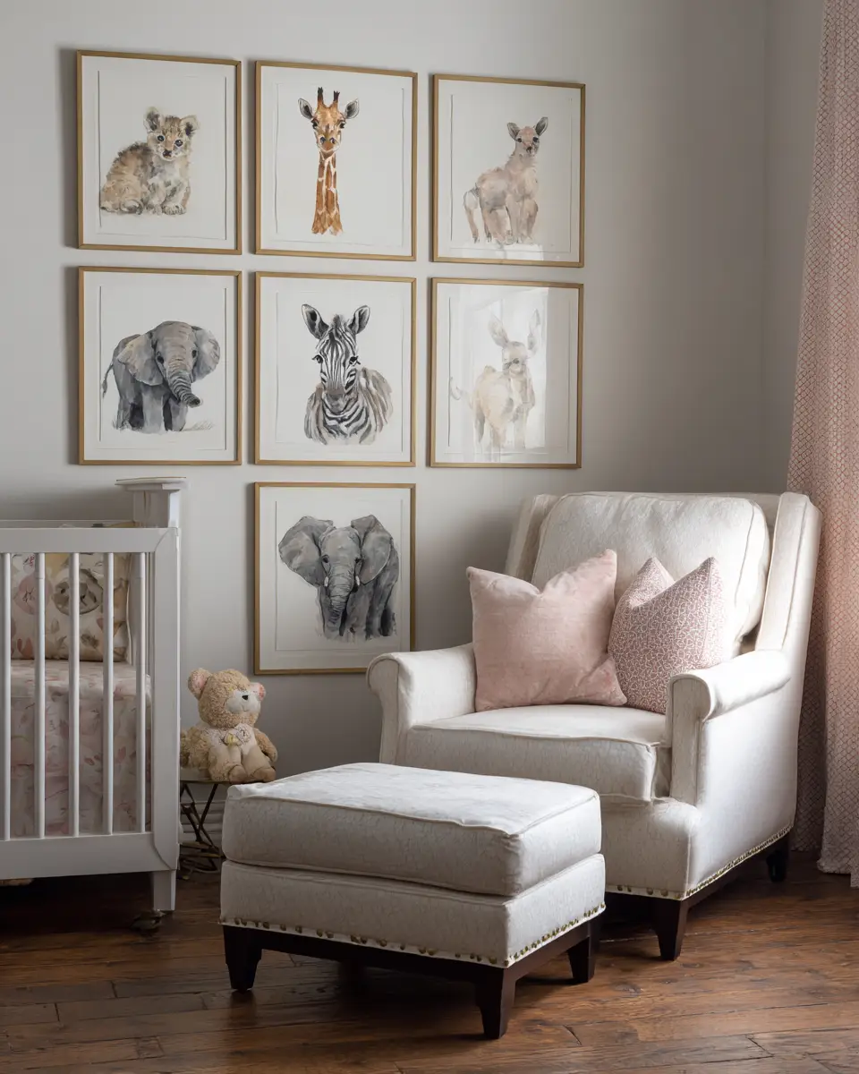 Elegant Transitional Nursery Decor Ideas