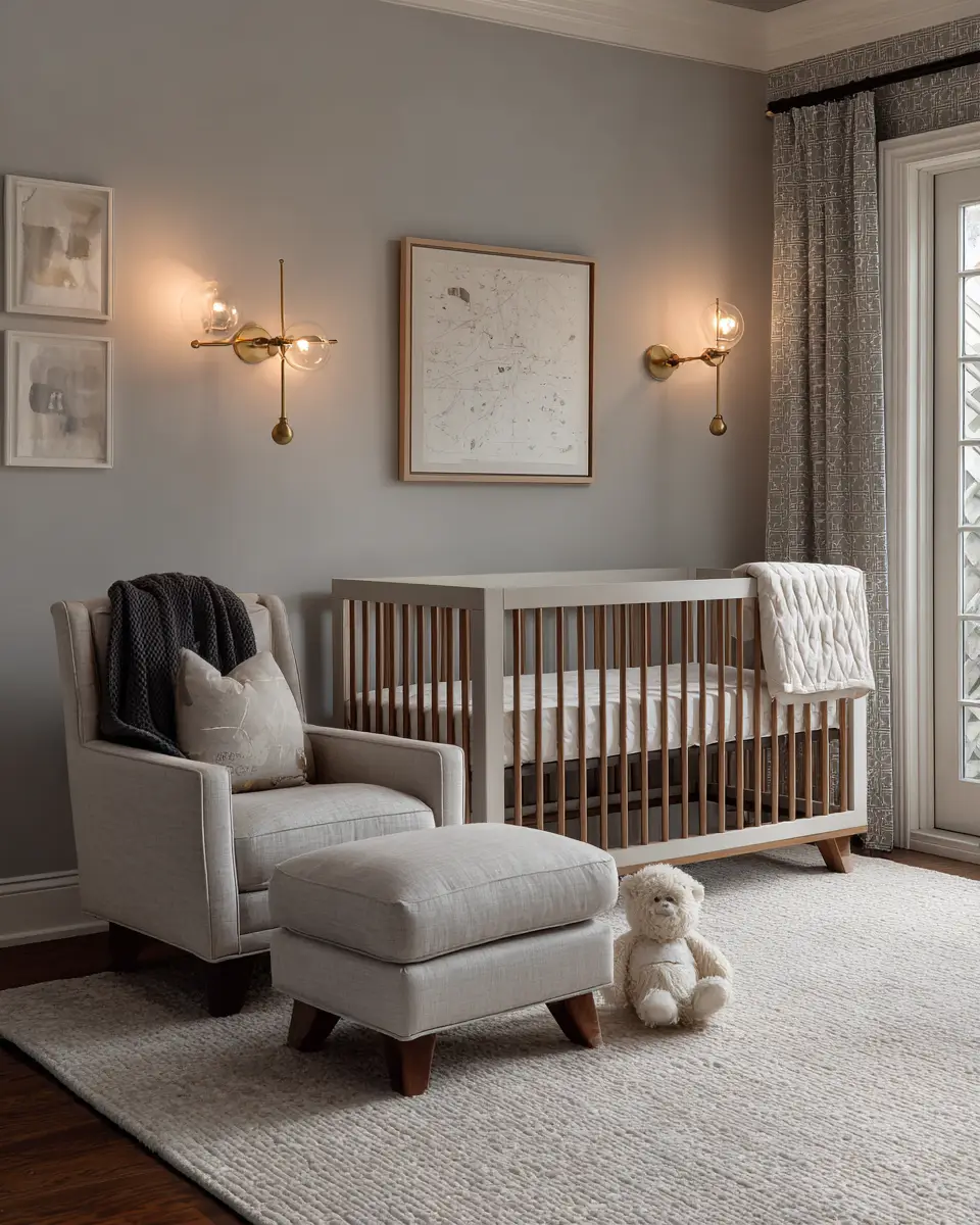 Elegant Transitional Nursery Decor Ideas