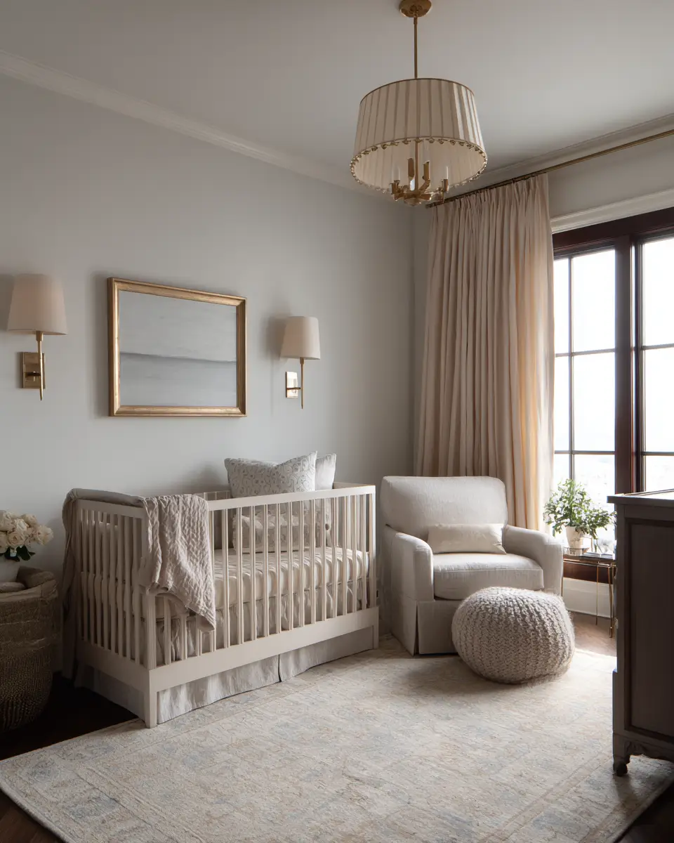 Elegant Transitional Nursery Decor Ideas