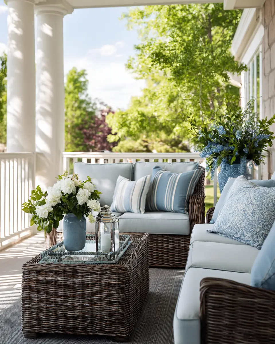 Elegant Transitional Porch Decor Ideas