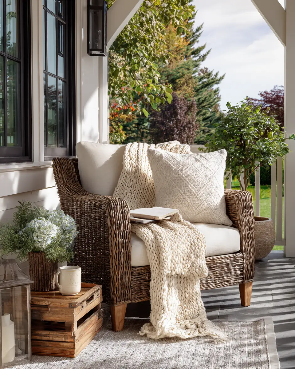 Elegant Transitional Porch Decor Ideas