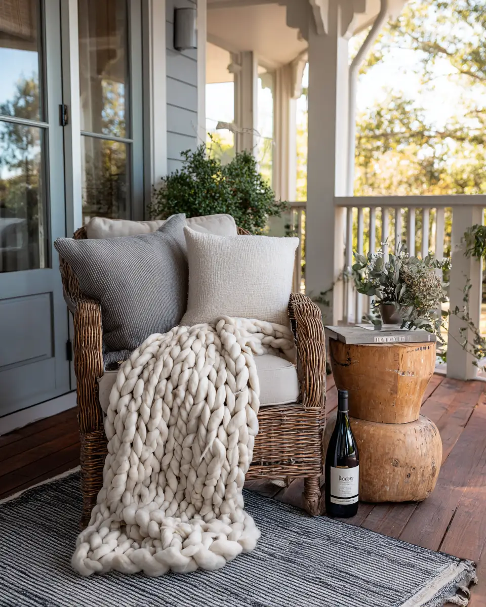 Elegant Transitional Porch Decor Ideas