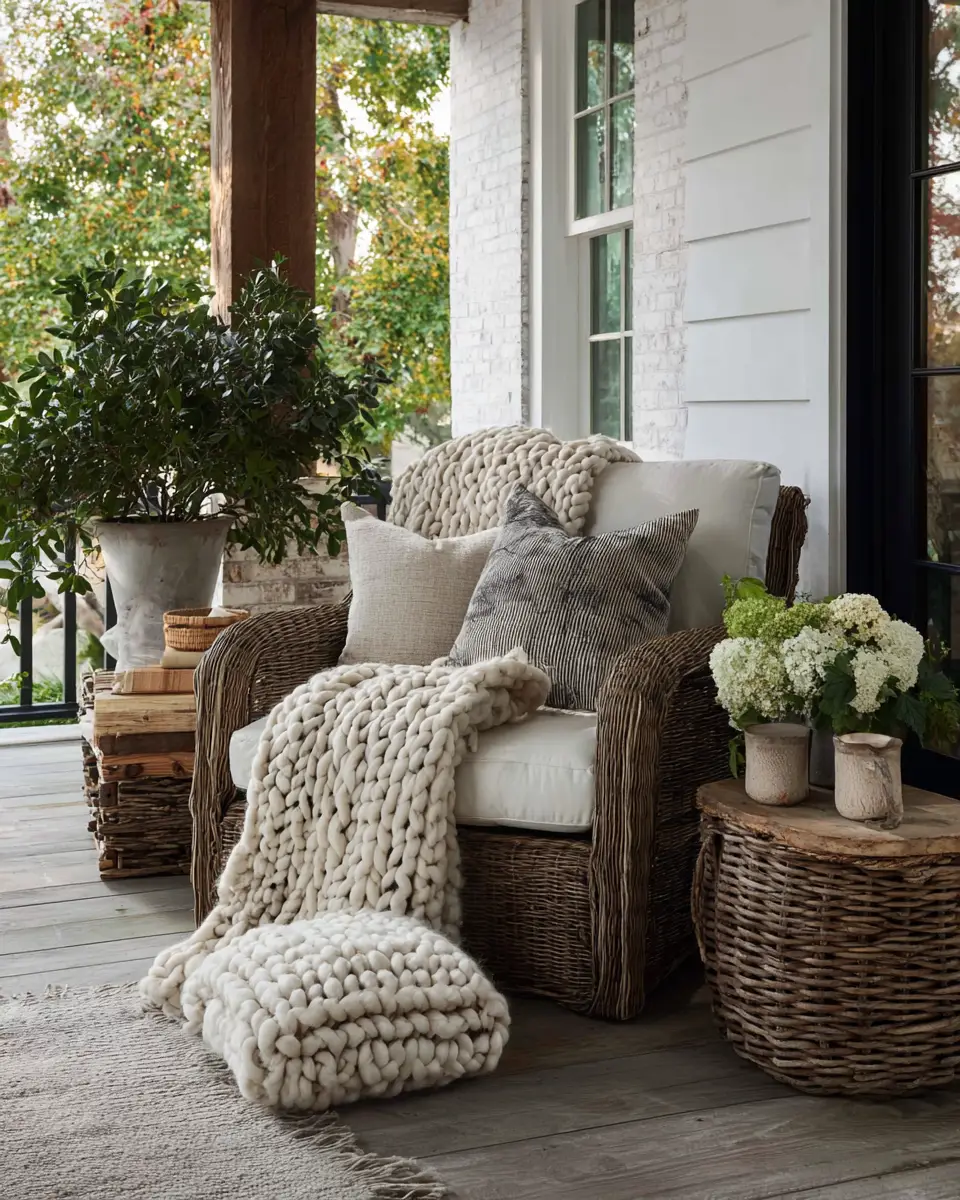 Elegant Transitional Porch Decor Ideas