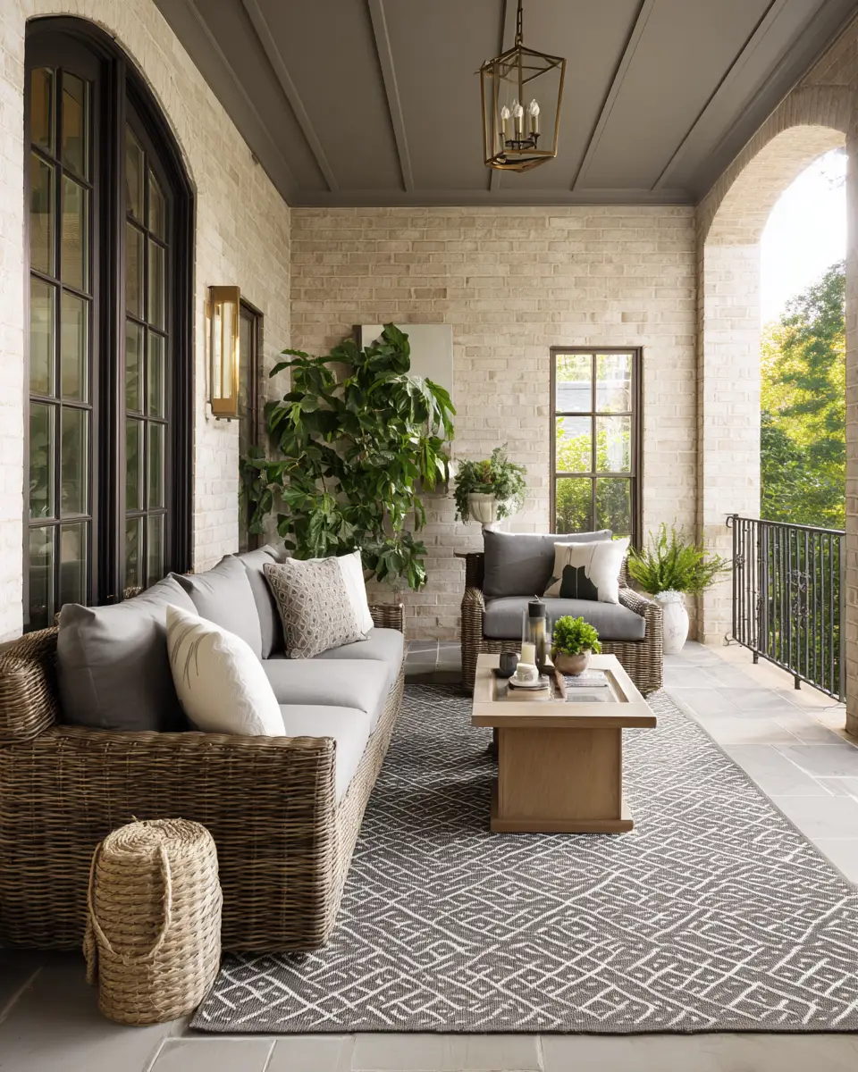 Elegant Transitional Porch Decor Ideas