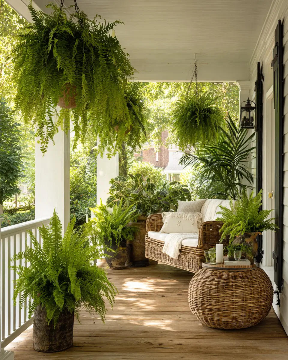 Elegant Transitional Porch Decor Ideas