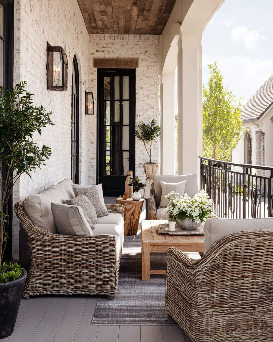 Elegant Transitional Porch Decor Ideas