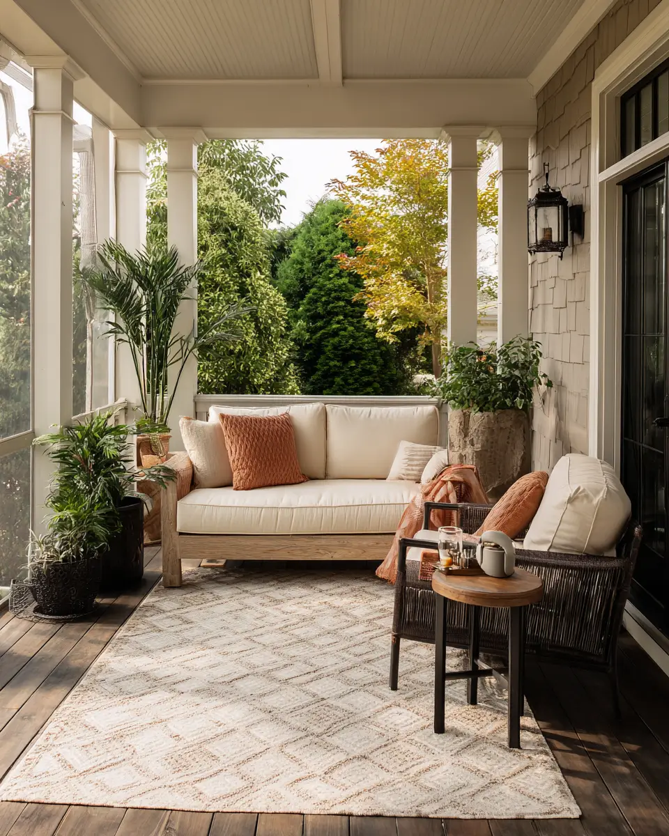 Elegant Transitional Porch Decor Ideas