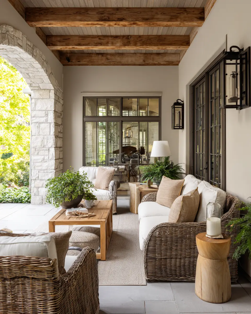 Elegant Transitional Porch Decor Ideas