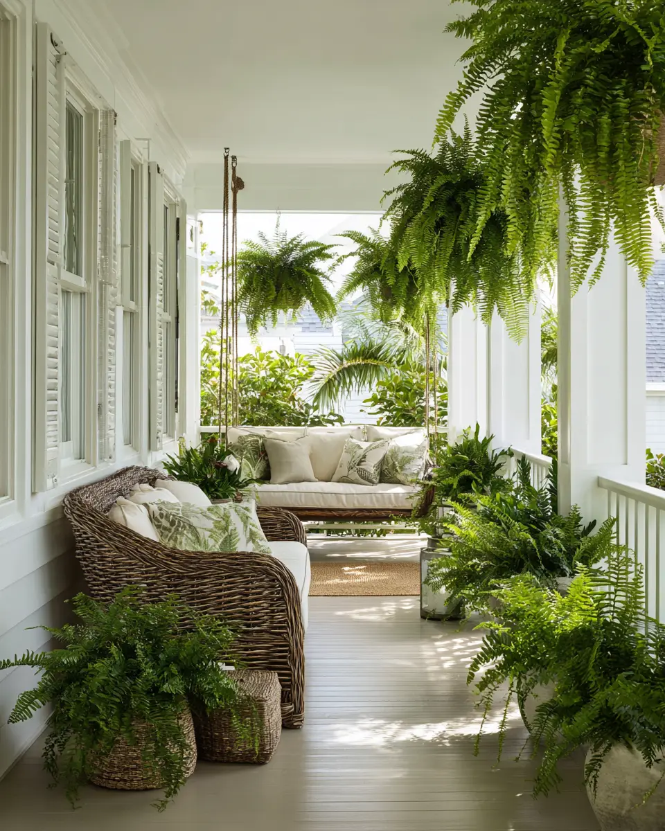 Elegant Transitional Porch Decor Ideas