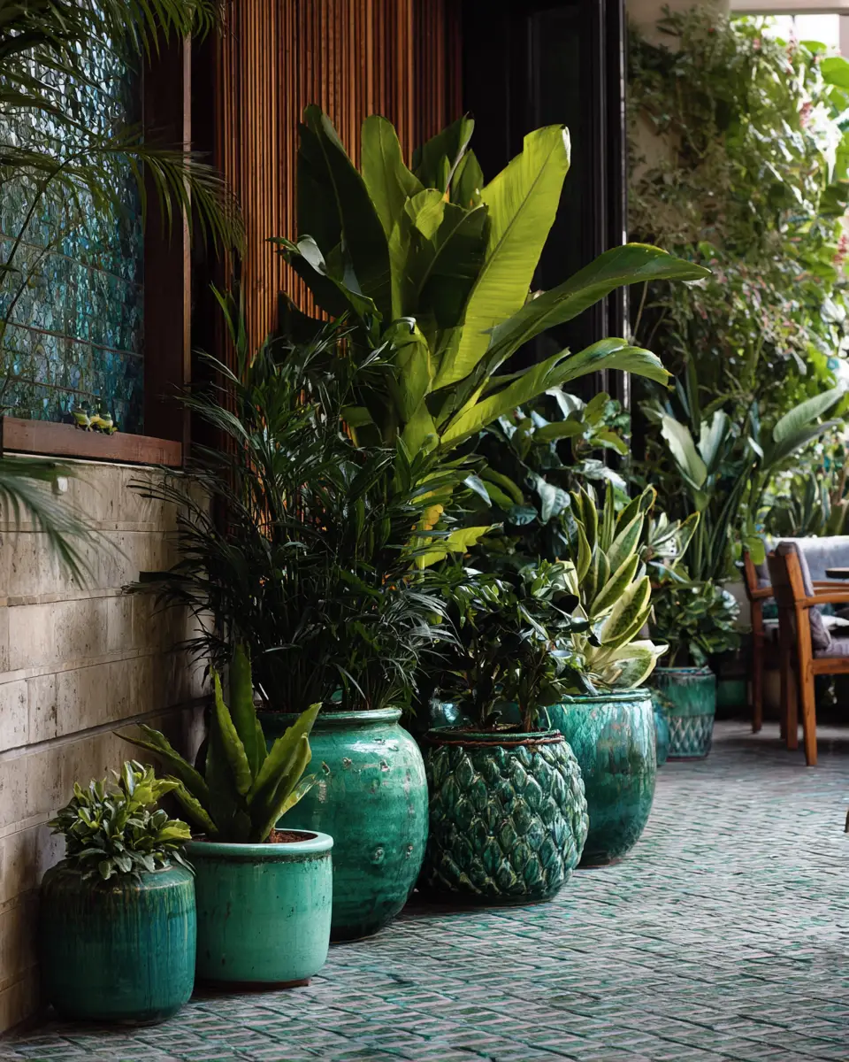Emerald Green Boho Patio Decor Ideas