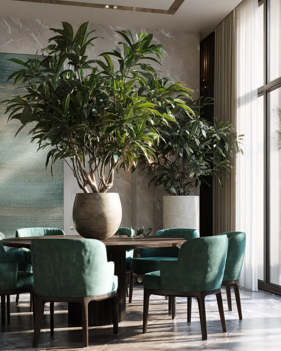 Emerald Green Dining Room Decor Ideas