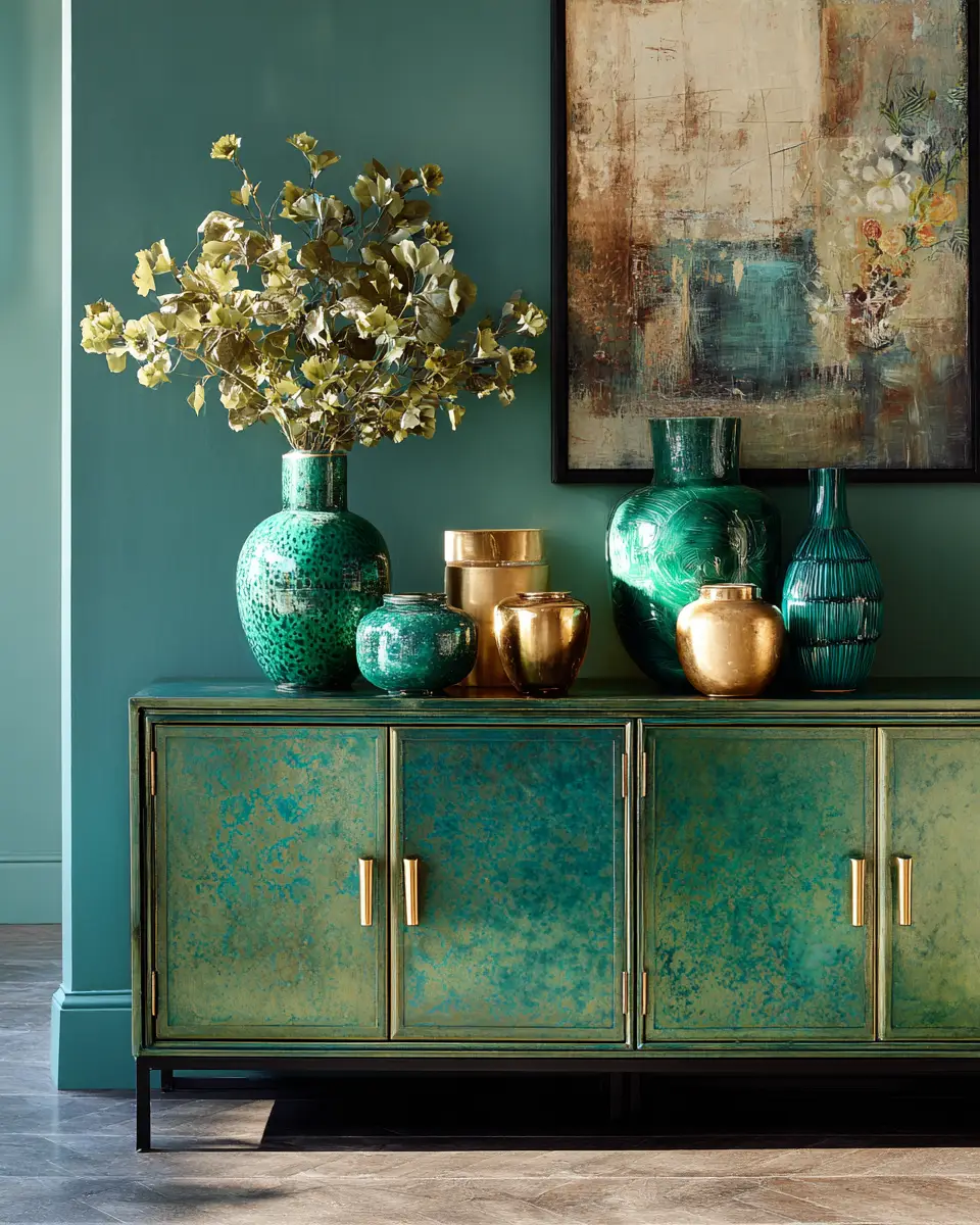 Emerald Green Dining Room Decor Ideas