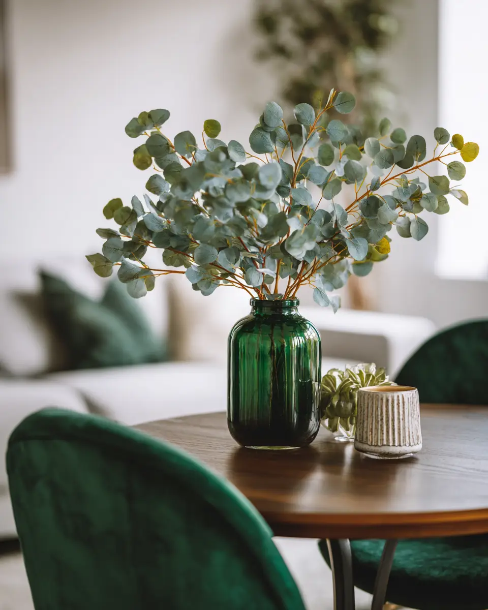Emerald Green Dining Room Decor Ideas