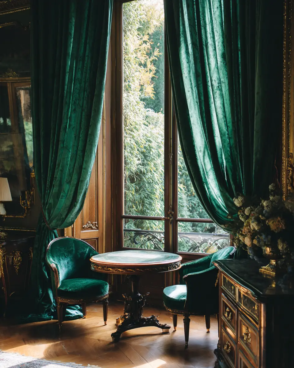 Emerald Green Dining Room Decor Ideas