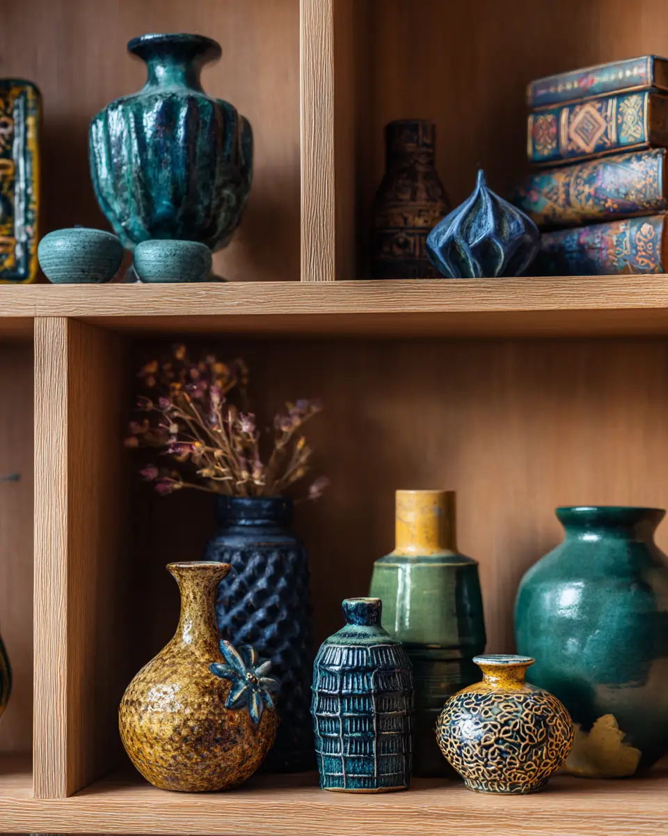 Emerald Green Eclectic Living Room Decor Ideas