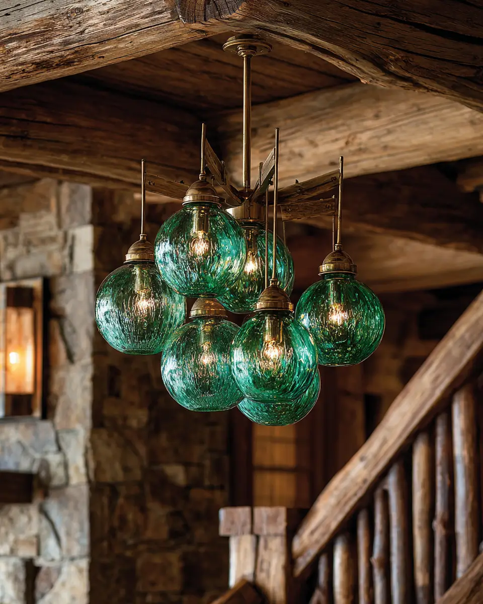 Emerald Green Rustic Entryway Decor Ideas