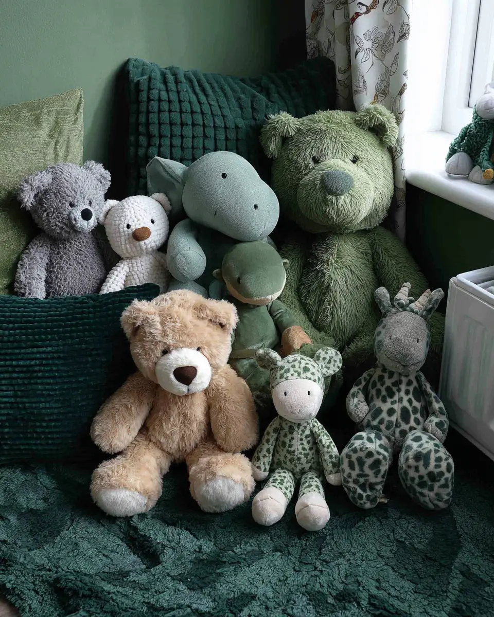 Emerald Green Scandinavian Nursery Decor Ideas