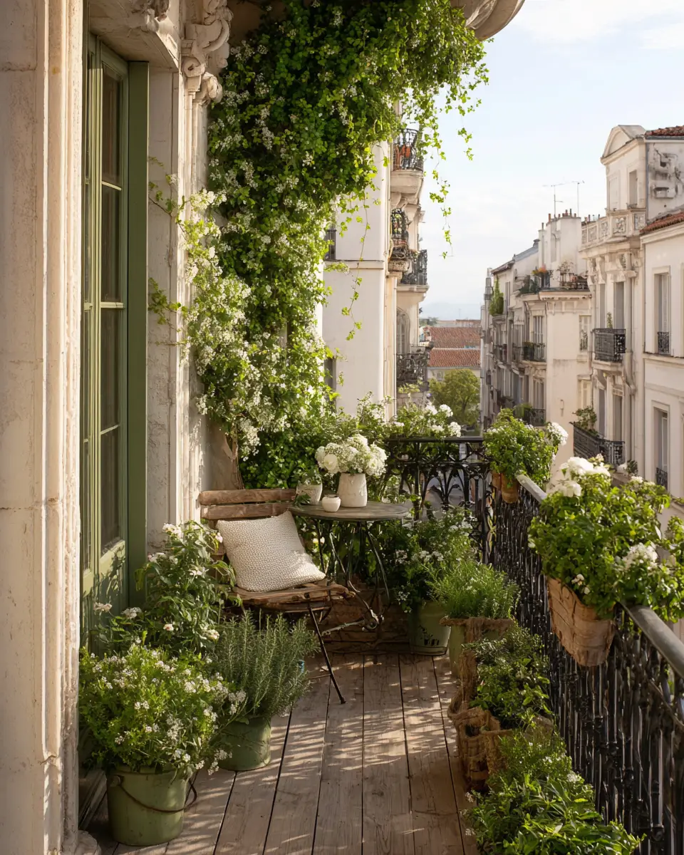 Emerald Green Traditional Balcony Decor Ideas